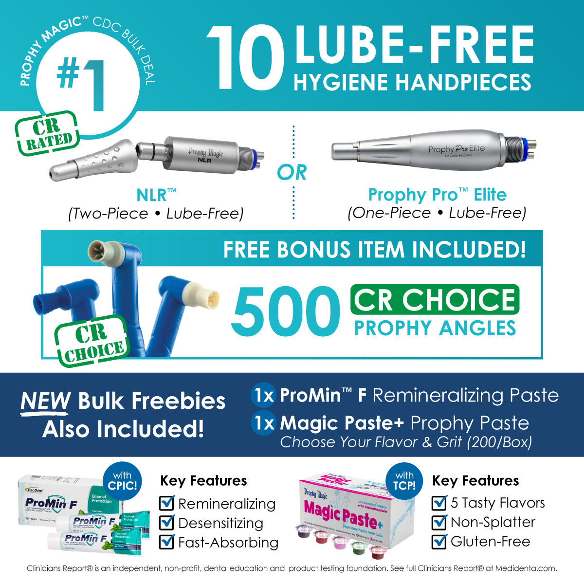 Medidenta - Prophy Magic - CDC Bulk Handpiece Deal #1