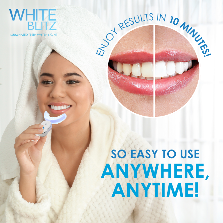 White Blitz Illuminating Teeth Whitening Kit Medidenta 