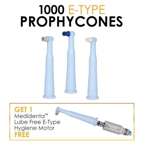 Medidenta - Bulk Deals - ProphyCone Deal with FREE E-Type Handpiece Motor