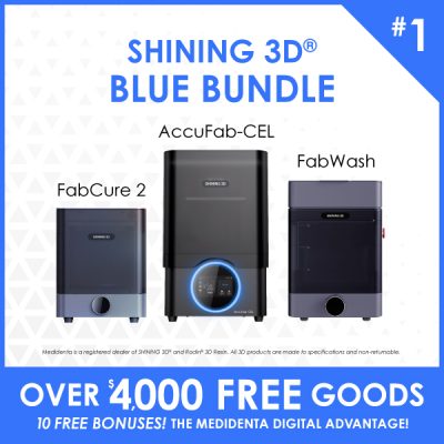 Medidenta - 3D Printing - SHINING 3D® Blue Bundle