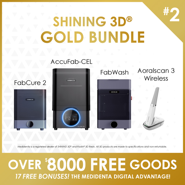 Medidenta - 3D Printing - SHINING 3D® Gold Bundle