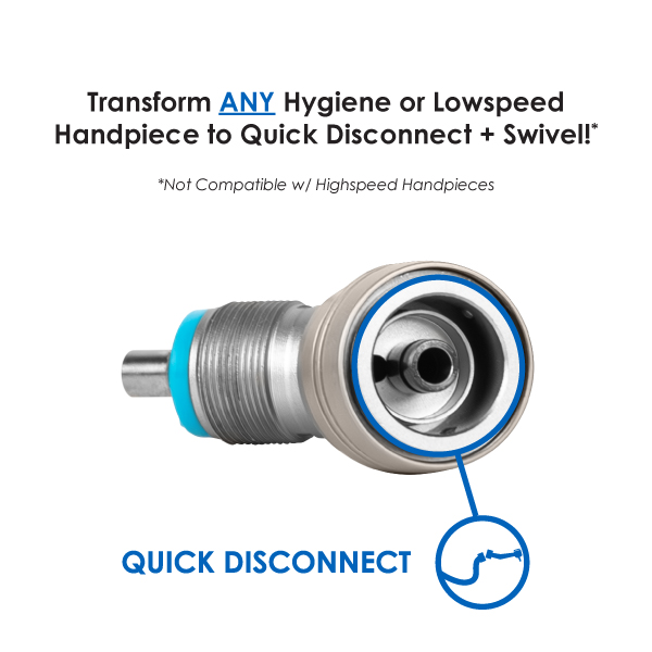 Medidenta - Handpieces - QD-Switch 45 Degree Lowspeed Coupler - Gallery 01