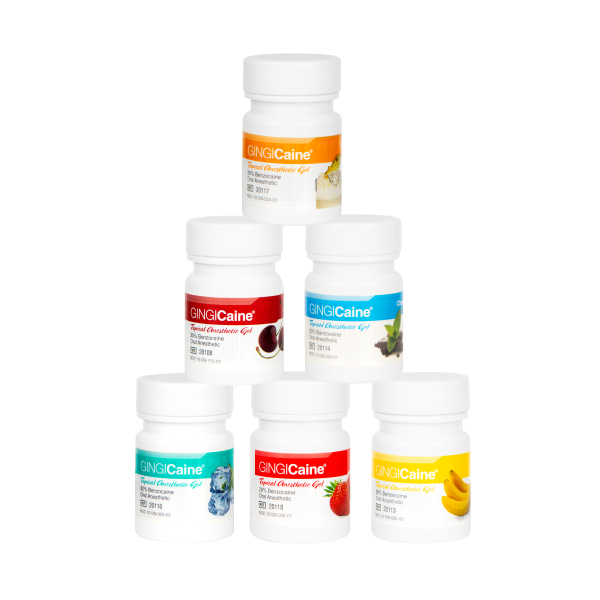 Medidenta - Products - GINGIcaine Topical Anesthetic Gel 20% Benzocaine 01