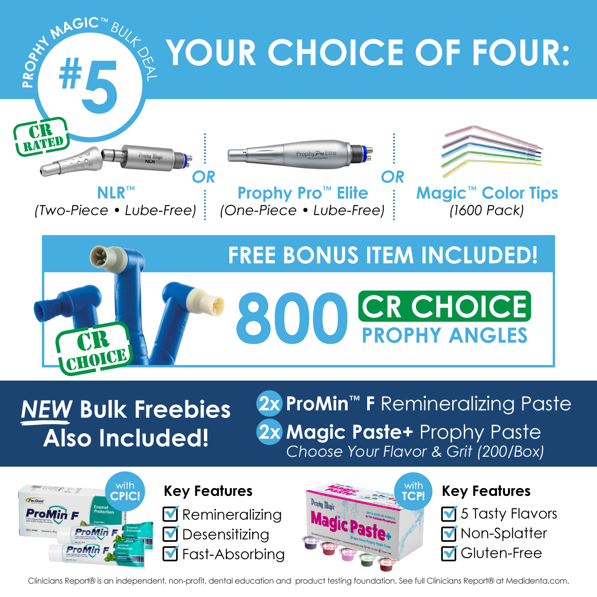 Medidenta - Prophy Magic - Disposable Prophy Angle Bulk Deal #5 06
