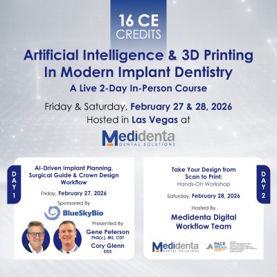Medidenta - Event Tickets - Artificial Intelligence & 3D Printing In Modern Implant Dentistry 03
