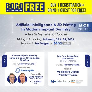Medidenta - Event Tickets - Artificial Intelligence and 3D Printing in Modern Implant Dentistry (February 27-28, 2026)
