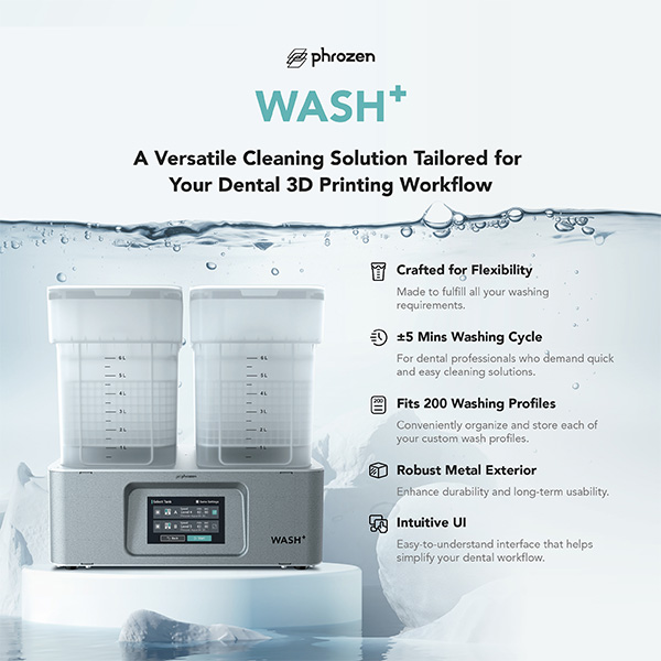 Medidenta - 3D Printing - Curing & Wash - Phrozen WASH+ Post Processing Unit w/ US Cable 05