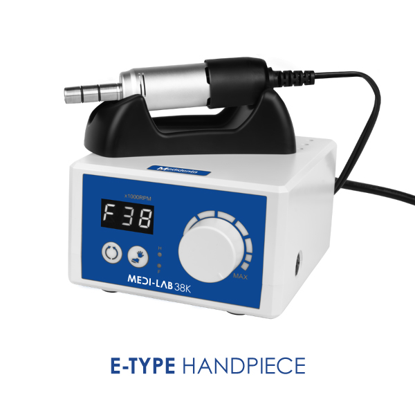 Medidenta - Handpieces - Laboratory - Medi-Lab 38K Dental Lab Brush Micromotor Handpiece Doriot Motor 05 (E-Type)