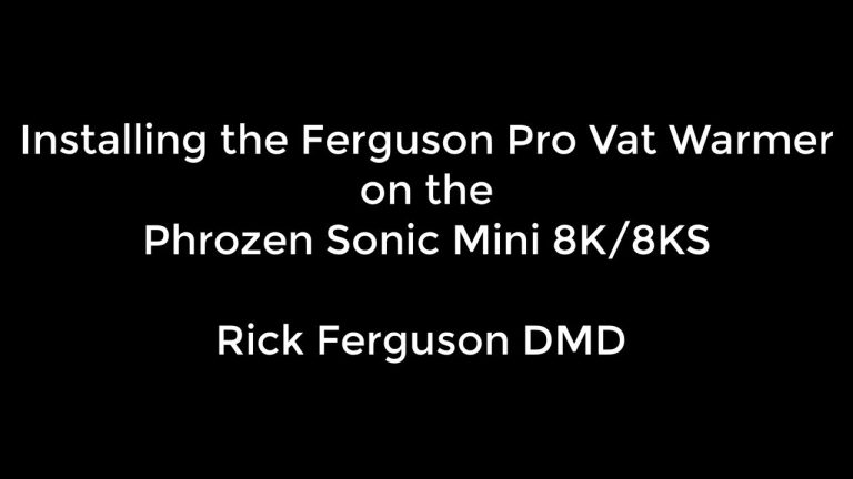 Medidenta - Videos - 3D Printing - How-Tos - Ferguson Accessories - Vat Warmer Installation Mini 8k and 8ks