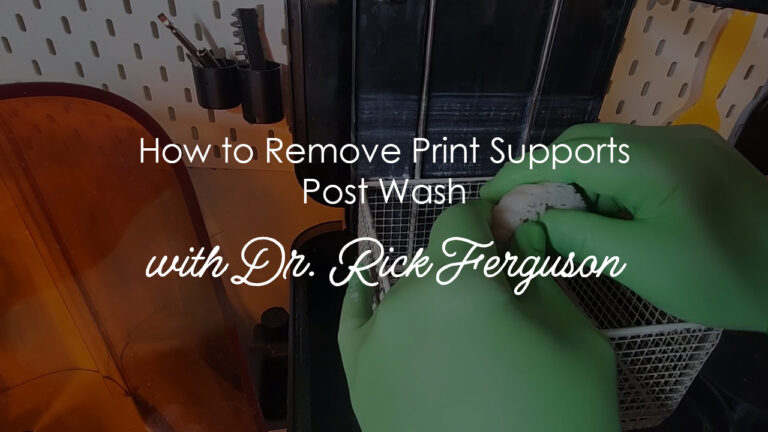 Medidenta - Videos - 3D Printing - How-Tos - Ferguson Accessories - How to Remove Print Supports Post Wash - 02