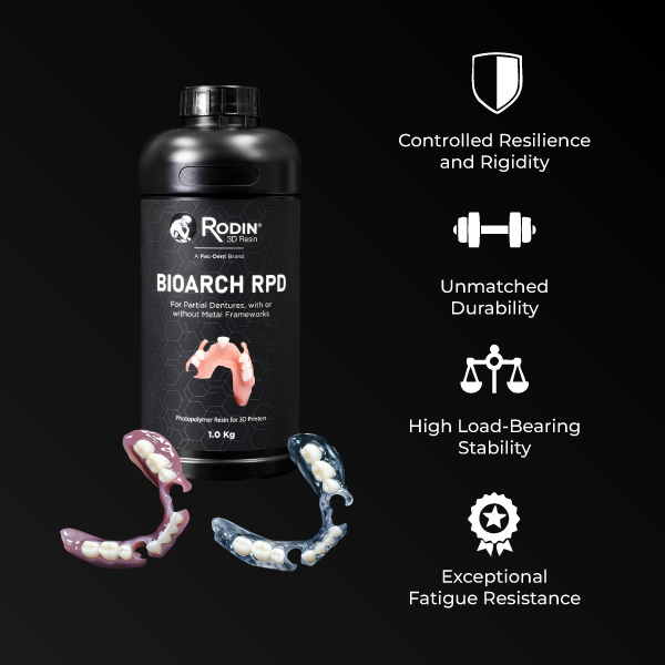 Medidenta - 3D Printing - Resins - Rodin® BioArch RPD 07