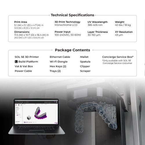 Medidenta - 3D Printing - Accessories - Ackuretta - Ackuretta SOL SE Printer with Concierge Service 06