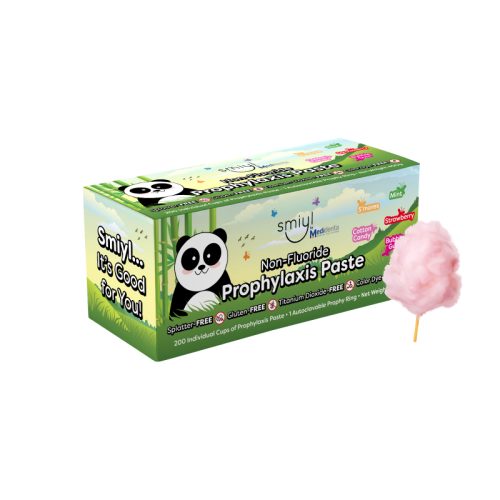 Smiyl Non-Fluoride Prophylaxis Paste Medium Grit - Cotton Candy Flavor | Medidenta