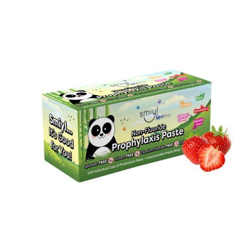 Smiyl Non-Fluoride Prophylaxis Paste Medium Grit - Strawberry Flavor | Medidenta