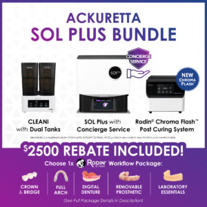 Ackuretta – Rodin 3D – Ackuretta SOL Plus Bundle – With Rodin 3D Workflow Package – 01
