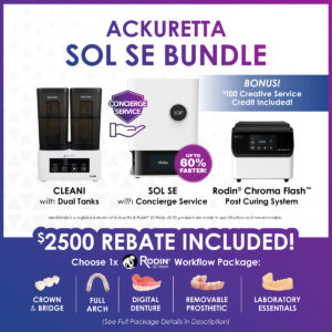 Ackuretta – Rodin 3D – Ackuretta SOL SE Bundle – With Rodin 3D Workflow Package – 01