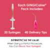 Gingi-Pak - Hygiene - GINGICaine - 20% Benzocaine Oral Anesthetic - Syringe - Strawberry - 04
