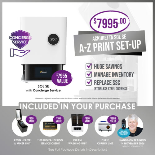 Medidenta - 3D Printing - Bundles - Ackuretta SOL SE Complete Workflow Bundle - 03