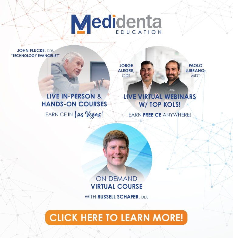 Medidenta - Education - Live In-Person Courses - Live Virtual Webinars - On-Demand Virtual Course - Mobile - 02